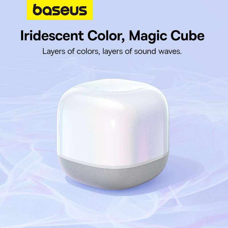 Baseus AeQur V2 Wireless Speaker Moon White