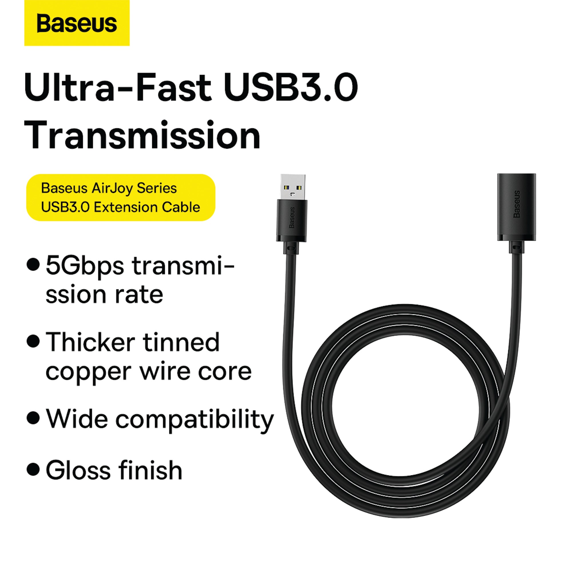 Baseus AirJoy Series USB Extension Cable