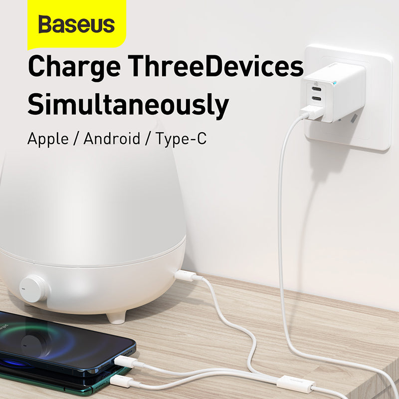 Baseus Superior Series Fast Charging Data Cable USB to M+L+C 3.5A