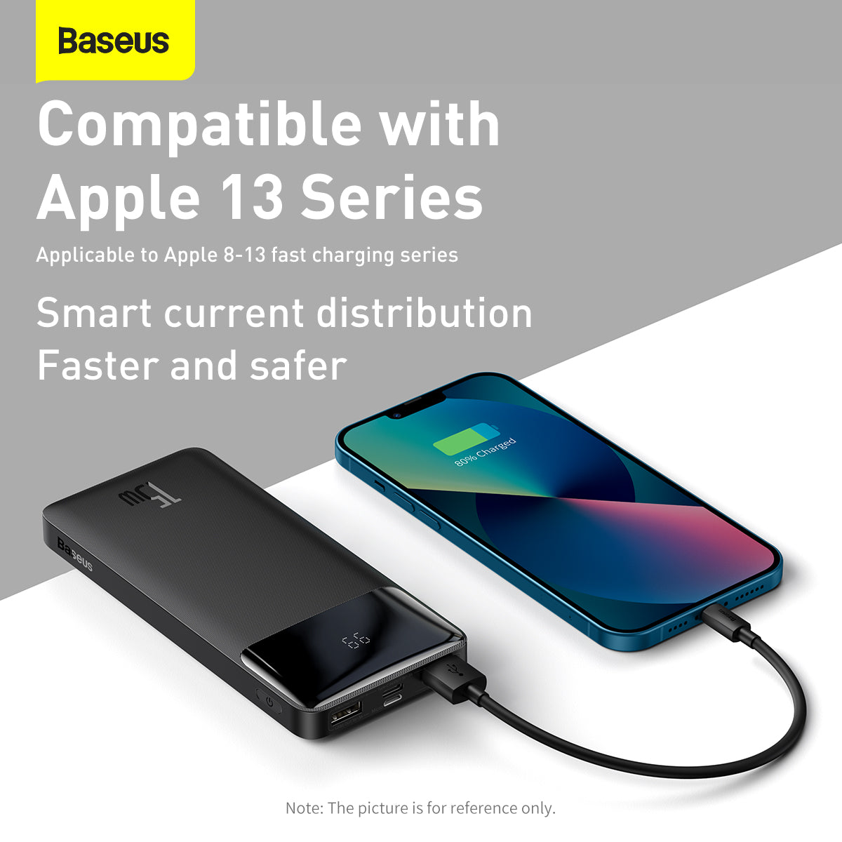 Baseus Bipow Series Digital Display Power Bank 15W - Black