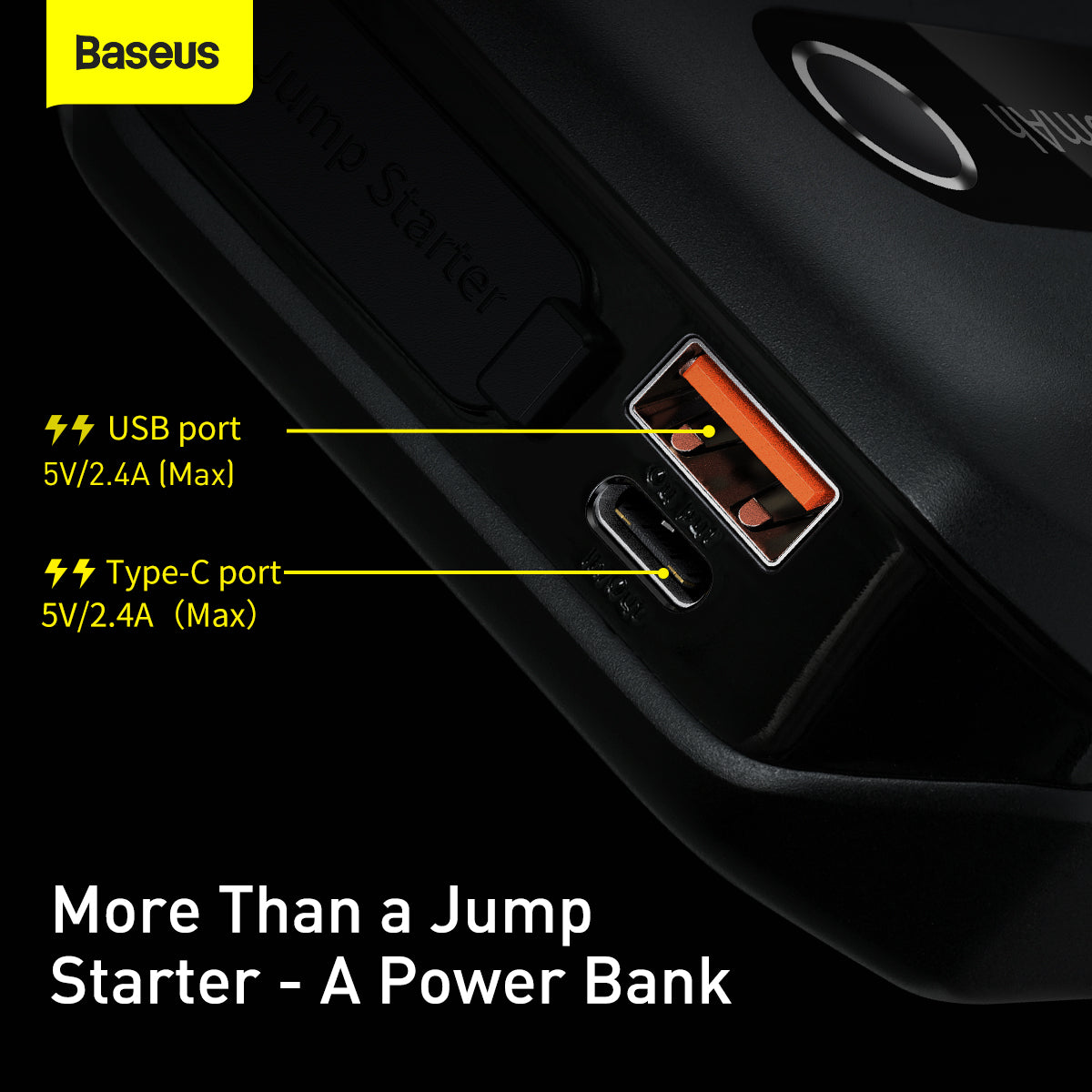 Baseus Super Energy Air Series 12V DC and USB Car Jump Starter