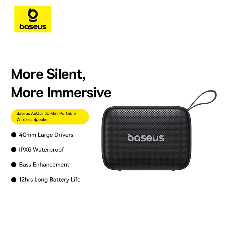 Baseus AeQur 30 Mini Portable Wireless Speaker