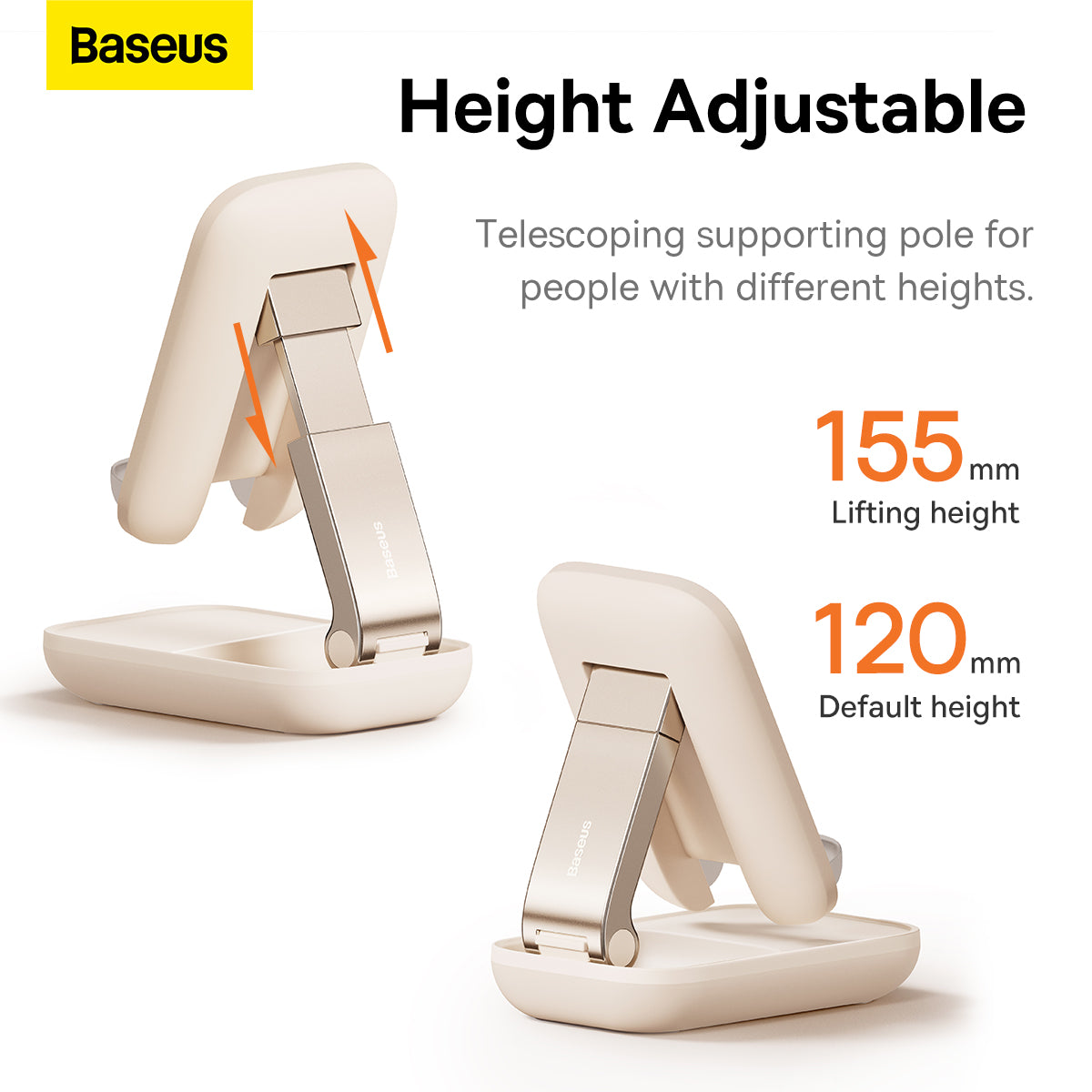 Baseus Seashell Series Folding Phone Stand with Built-In Mirror