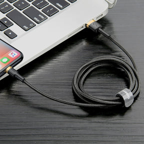 Baseus Cafule Series Fast Charging and Data Cable USB to iOS 1.5A 2M Black