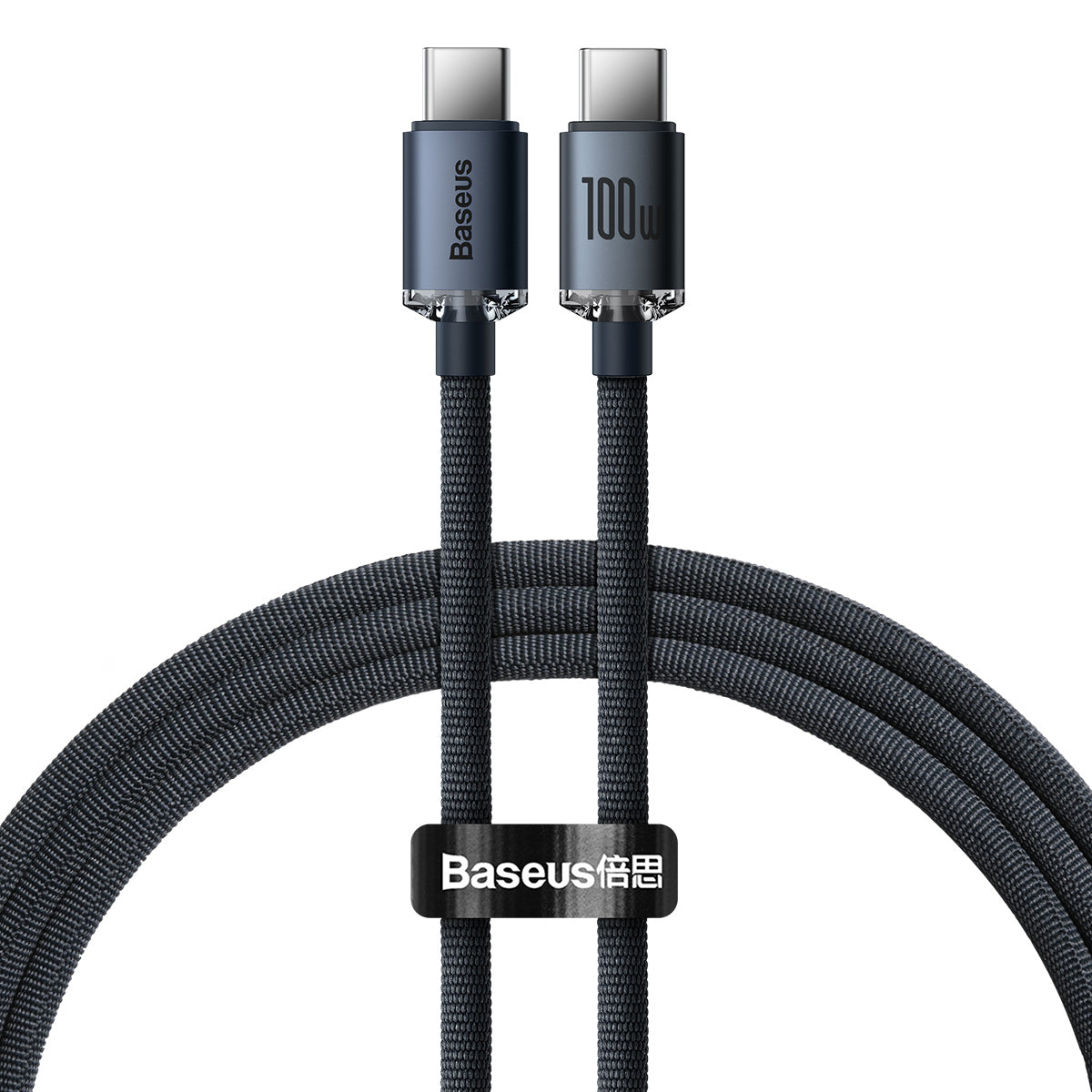 Baseus Crystal Shine Series Fast Charging Data Cable Type C to Type C - 100W