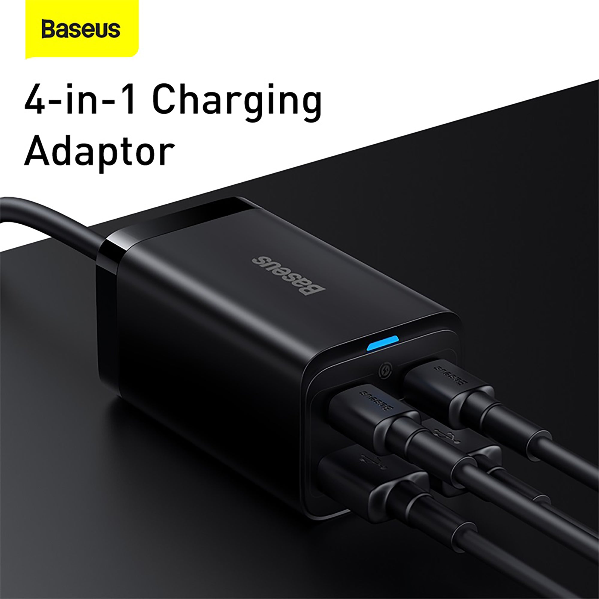 Baseus GaN3 Pro Desktop Fast Charger 2C+2U 65W EU - Black