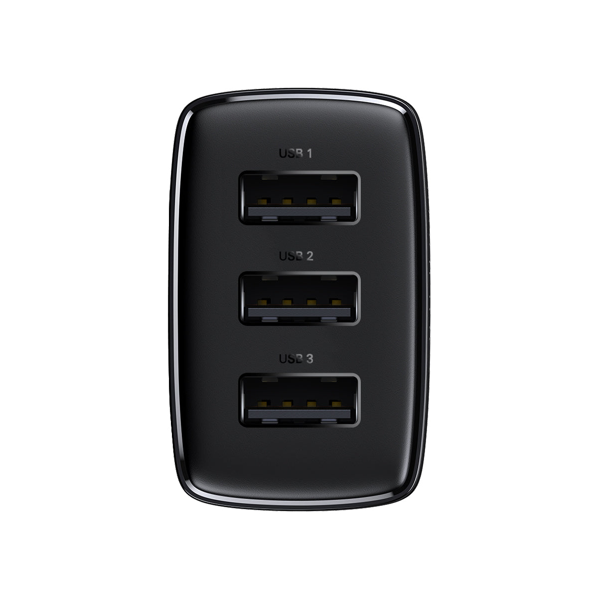 Baseus Compact Series Fast Charger 3 USB 17W EU Black