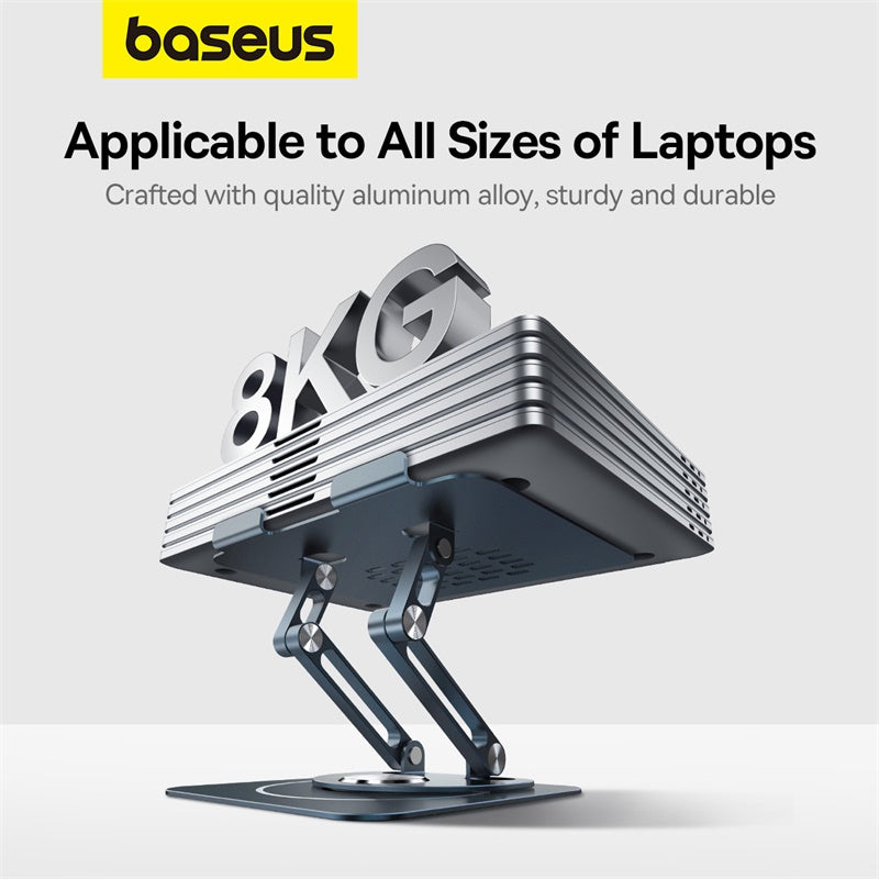 Baseus UltraStable Pro Series Three Foldable Rotating Lift Laptop Stand