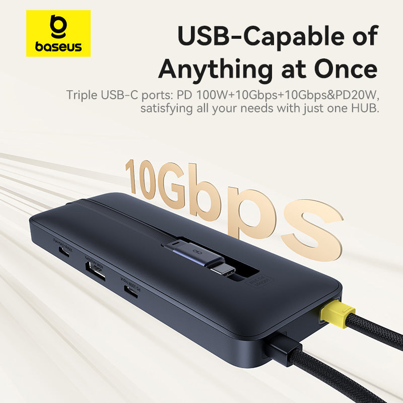 Baseus Dual Fast Charging 6-in-1 HUB