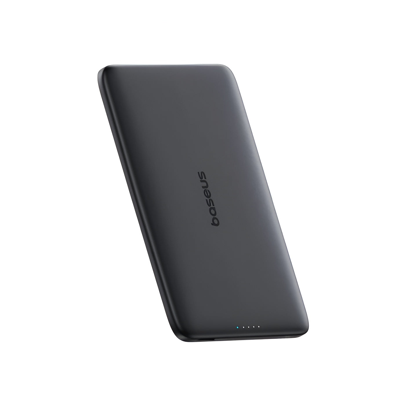 Baseus PicoGo AM41 Ultra-Slim Magnetic Power Bank 5000mAh 20W Black power bank with 'baseus' branding on a white background