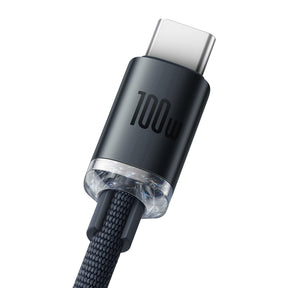 Baseus Crystal Shine Series 100W Fast Charging Data Cable USB to Type-C