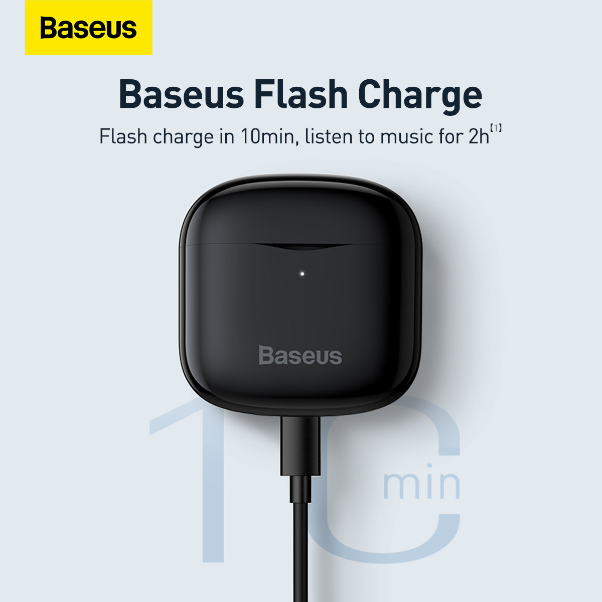 Baseus Bowie E3 Flash Charge True Wireless Bluetooth Earphones Black