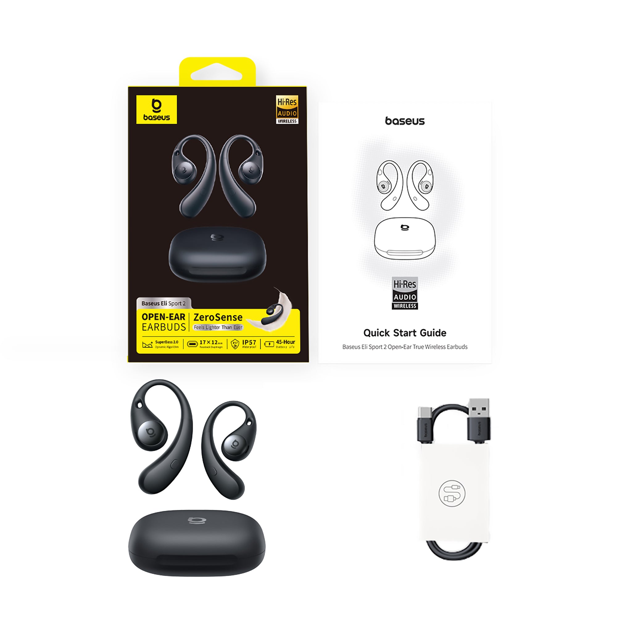 Baseus Eli Sport 2 Open-Ear True Wireless Earbuds