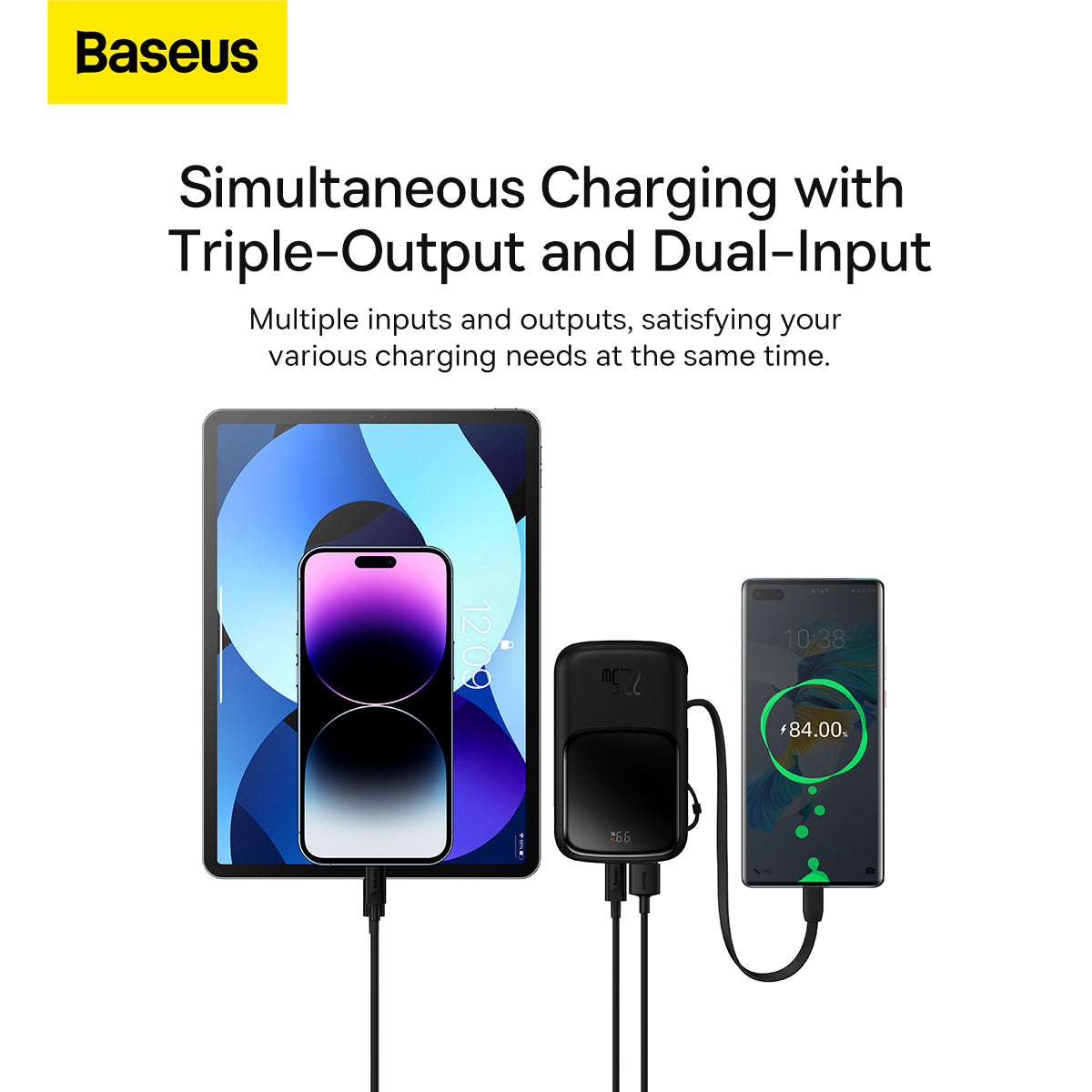 Baseus Qpow Pro Digital Display Fast Charge Power Bank 10000mAh 20W/22.5W