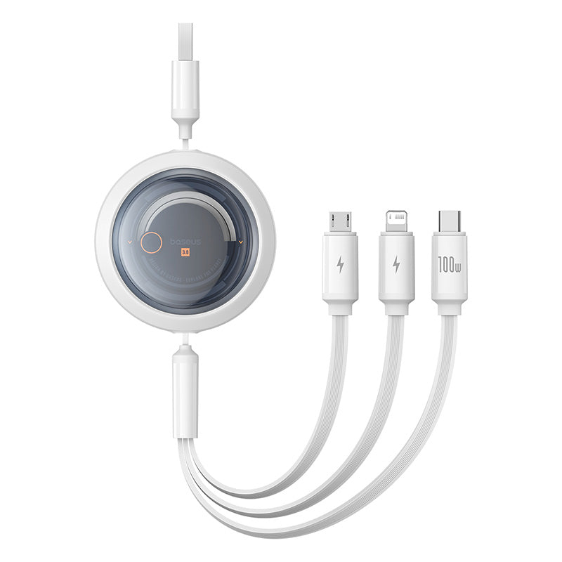 Free2Draw Retractable Cable USB to M+L+C 100W