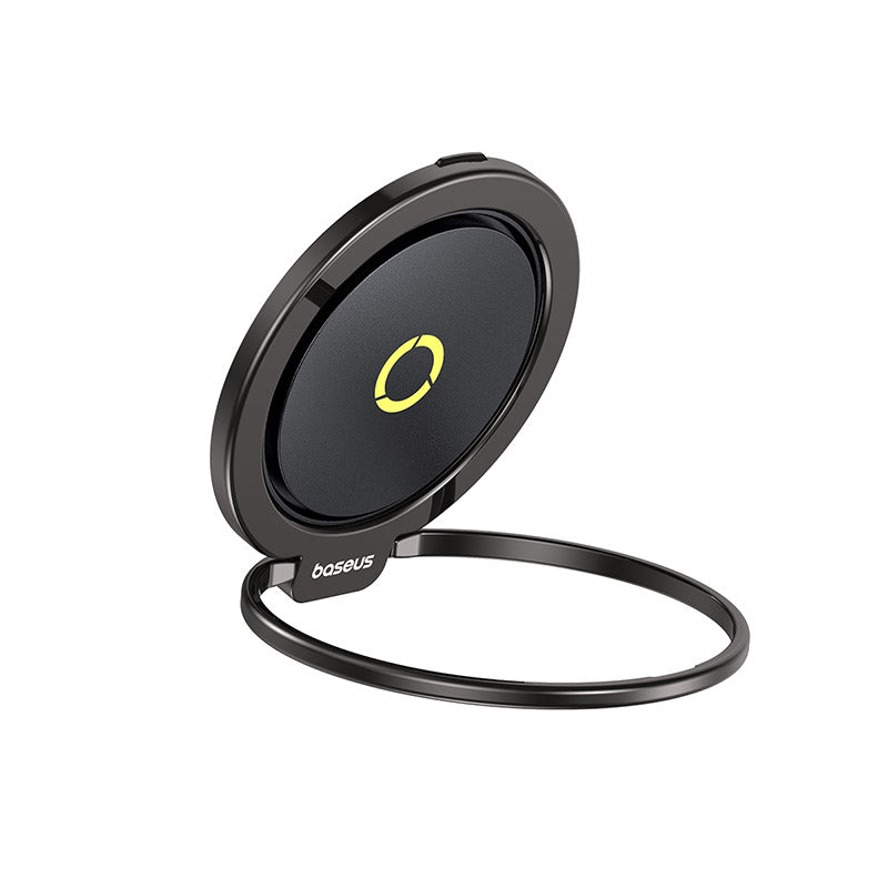 Black phone ring holder with 'boseus' branding on a white background