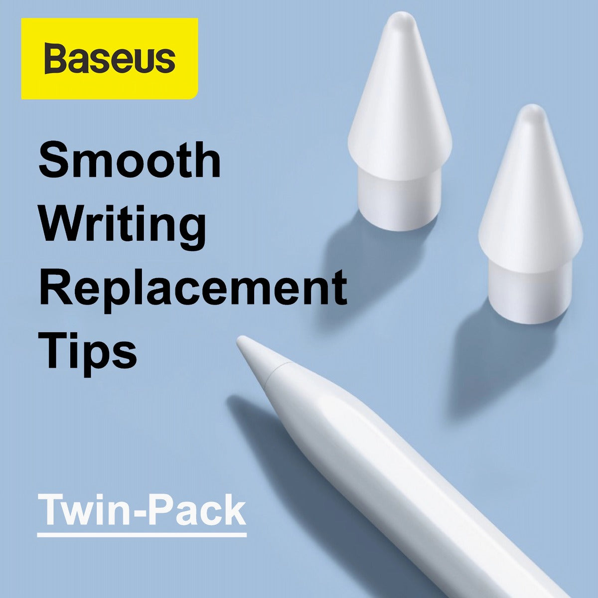 Baseus Smooth Writing Capacitive Stylus Tips 2pcs - White