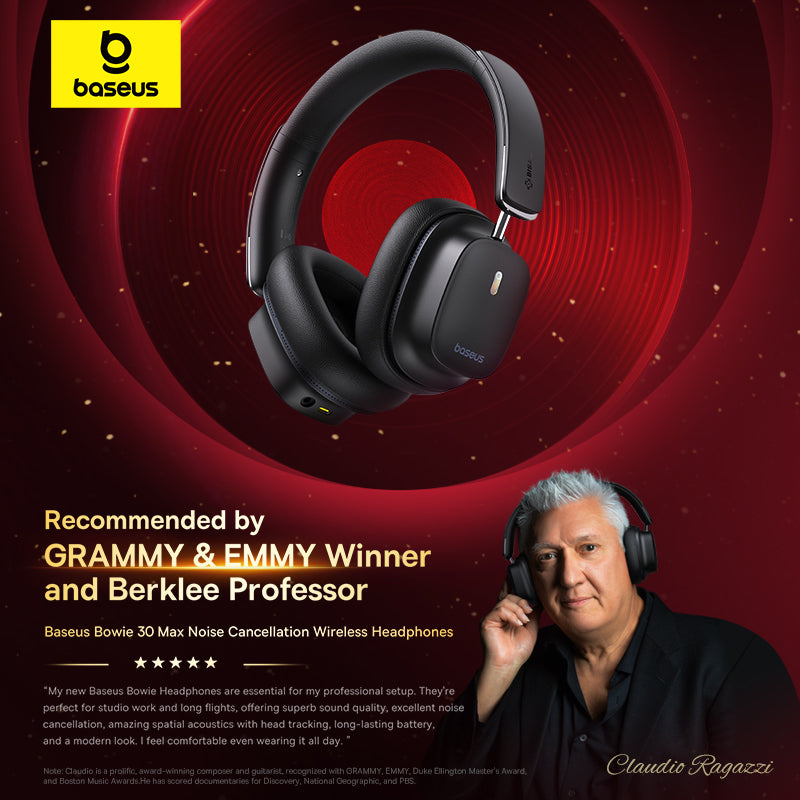 Baseus Bowie 30 Max Noise-Cancellation Wireless Headphones