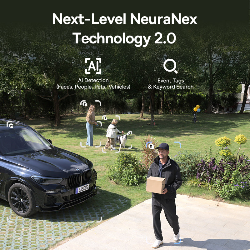Security X1 Pro Outdoor Dual Camera 3K - White