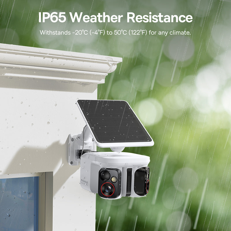 Security X1 Pro Outdoor Dual Camera 3K - White
