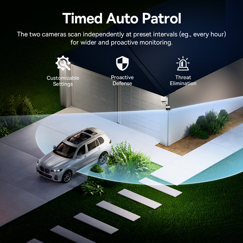 Security X1 Pro Outdoor Dual Camera 3K - White
