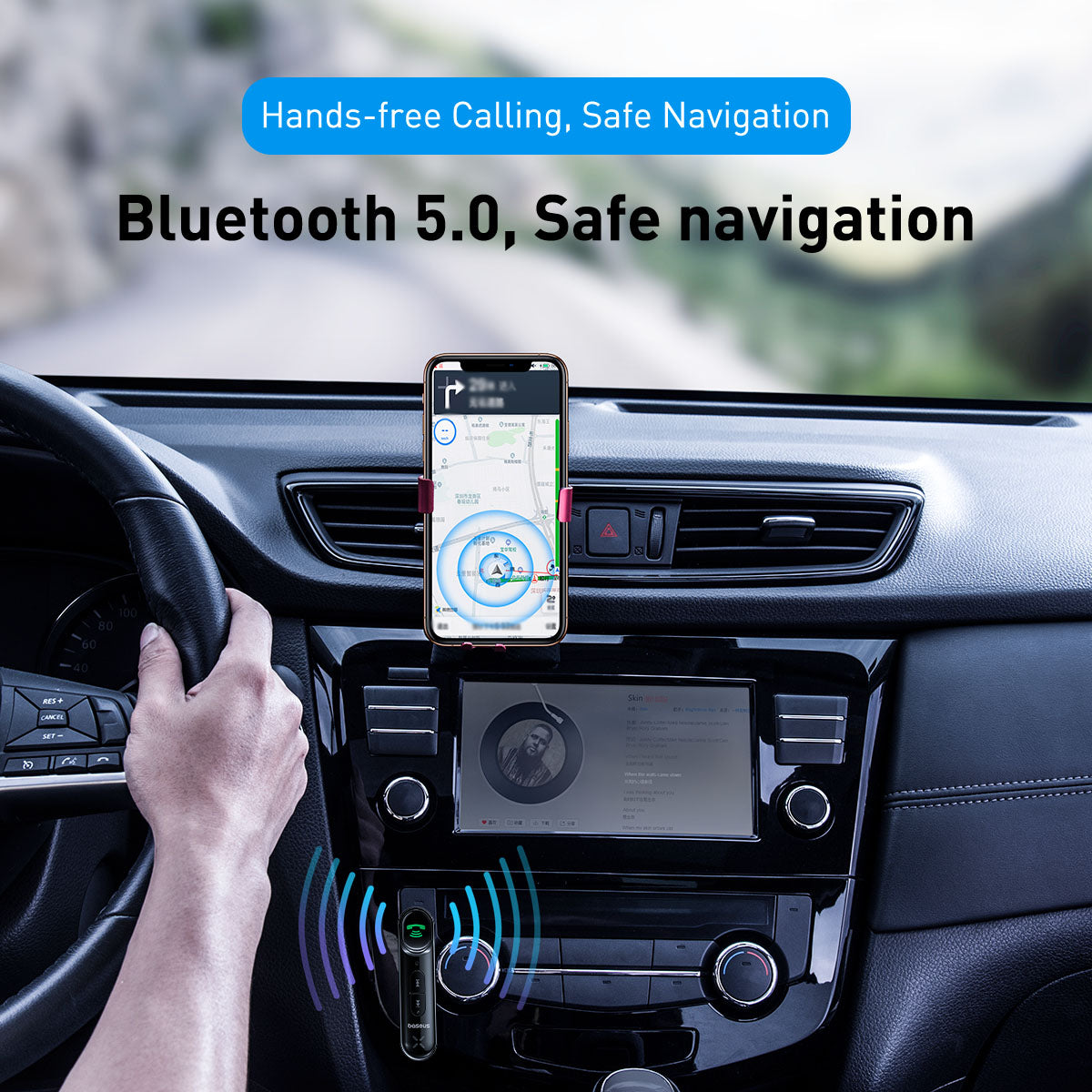 Baseus Bluetooth AUX receiver for speakers and headphones