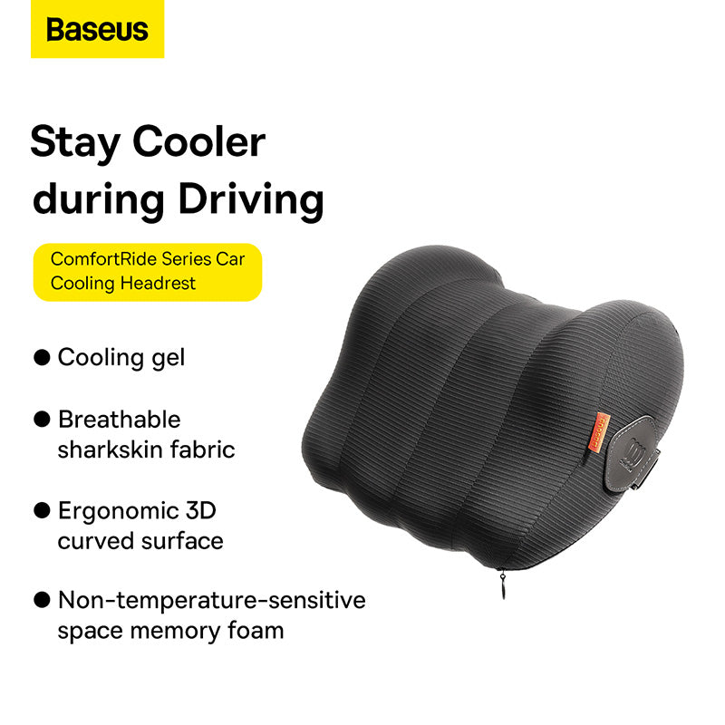 Baseus ComfortRide Series Car Cooling Headrest Cluster Black