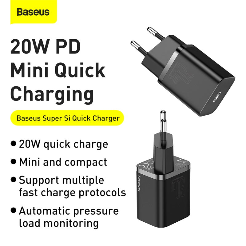 Baseus Super Si Quick Charger 1C 20W EU