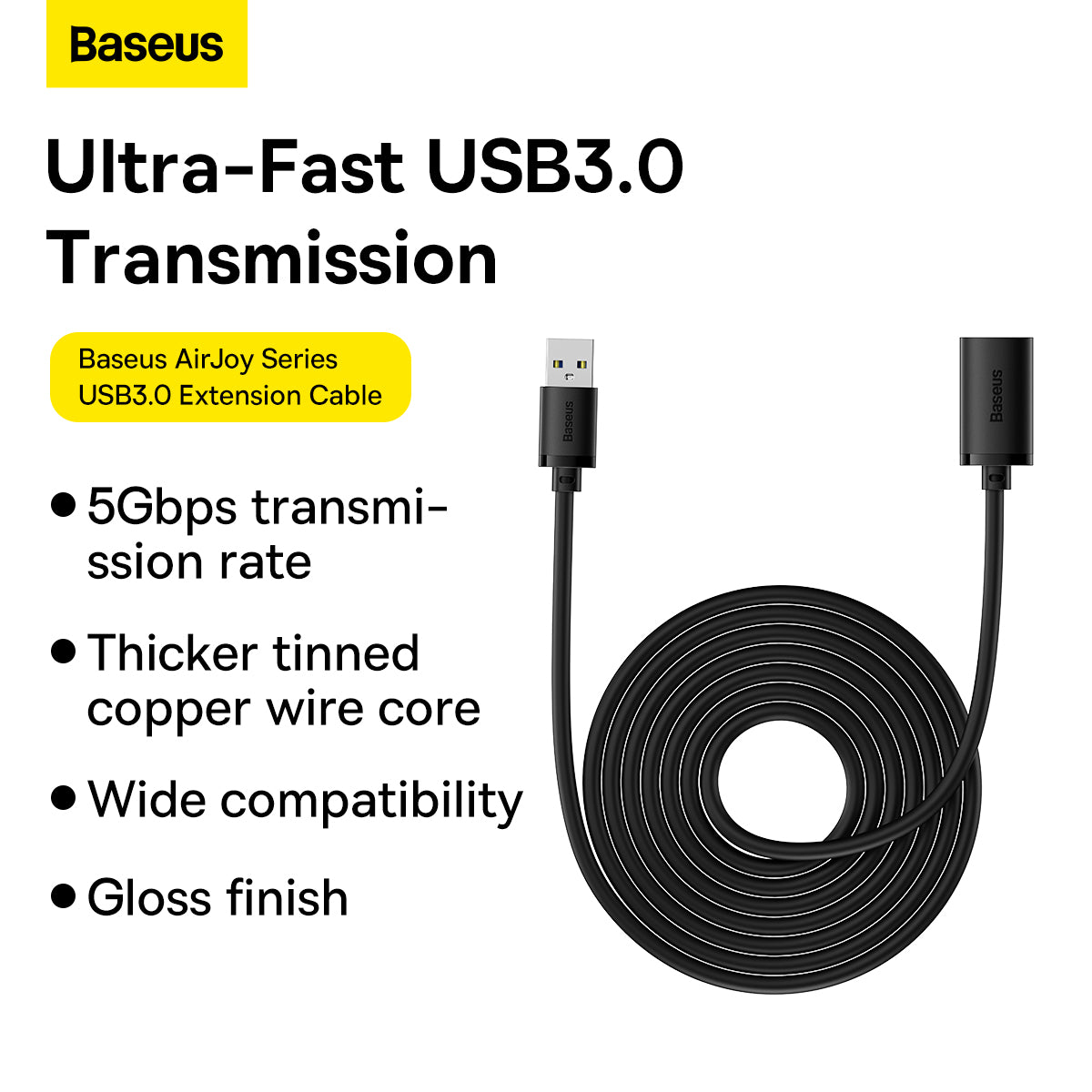 Baseus AirJoy Series USB3.0 Extension Cable