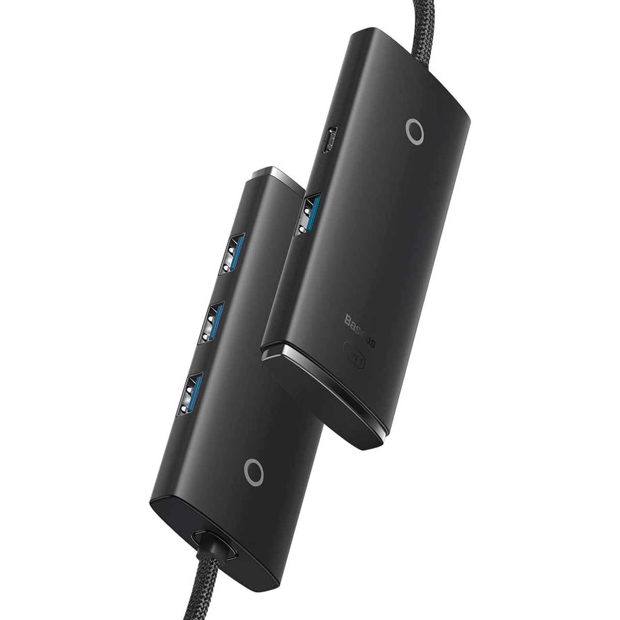 Baseus Lite Series 4-Port USB-A HUB Adapter (USB-A to USB-A 3.0 x4) - 25cm Black 2