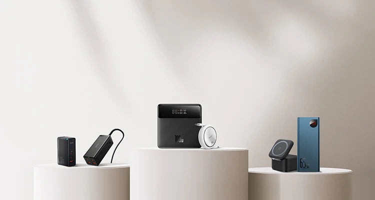 Power every device with Baseus charging solutions. This collection includes GaN fast chargers, compact wall chargers, desktops and multi-port adapters to keep phones, tablets, laptops and accessories charged quickly and safely. 