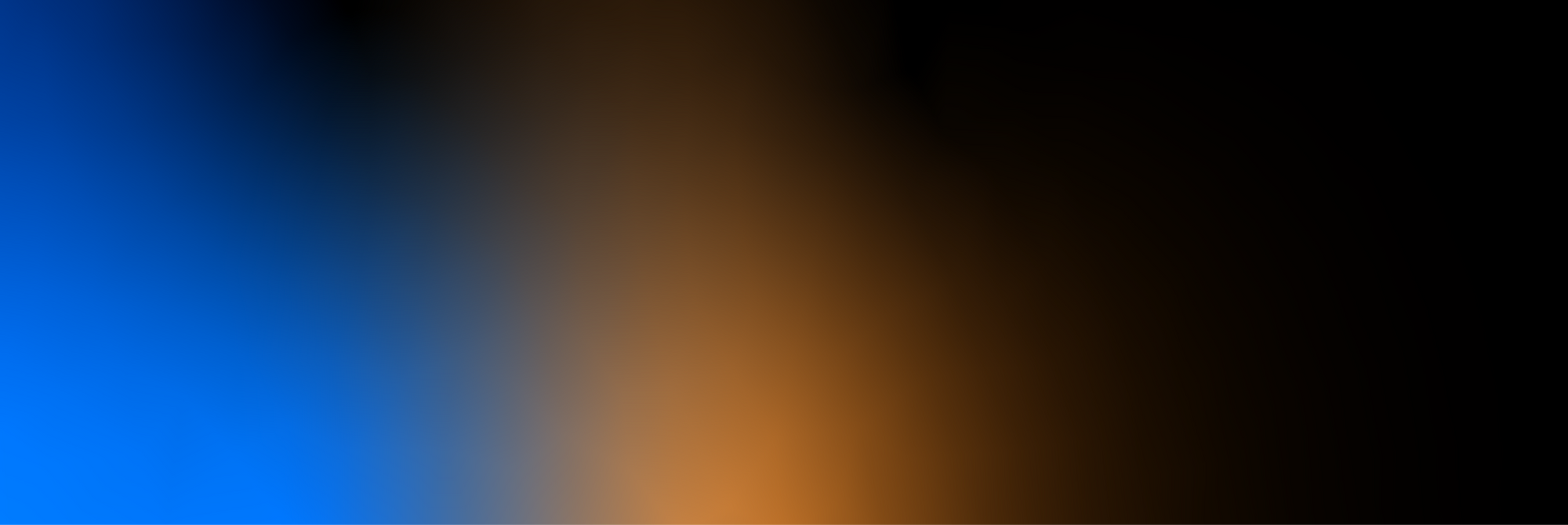 Gradient background transitioning from blue to brown