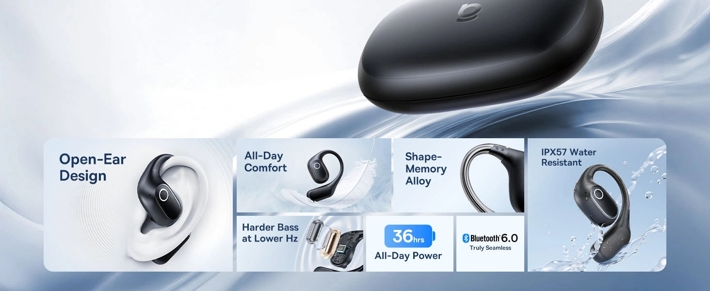 Baseus Eli 2i Fit Open-Ear True Wireless Earbuds mobile image