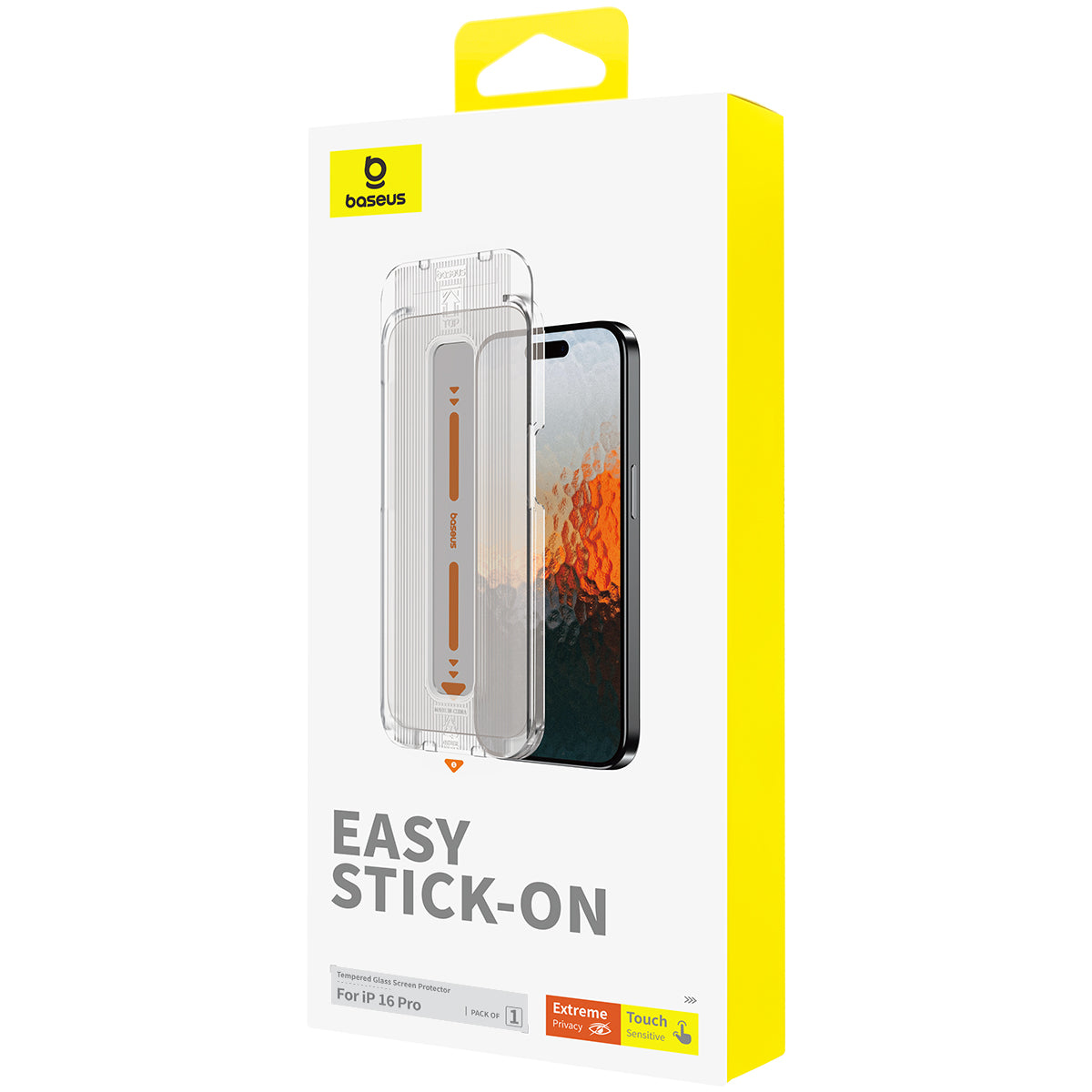 Baseus Sapphire Series Full-Coverage Privacy Protection Tempered Glass