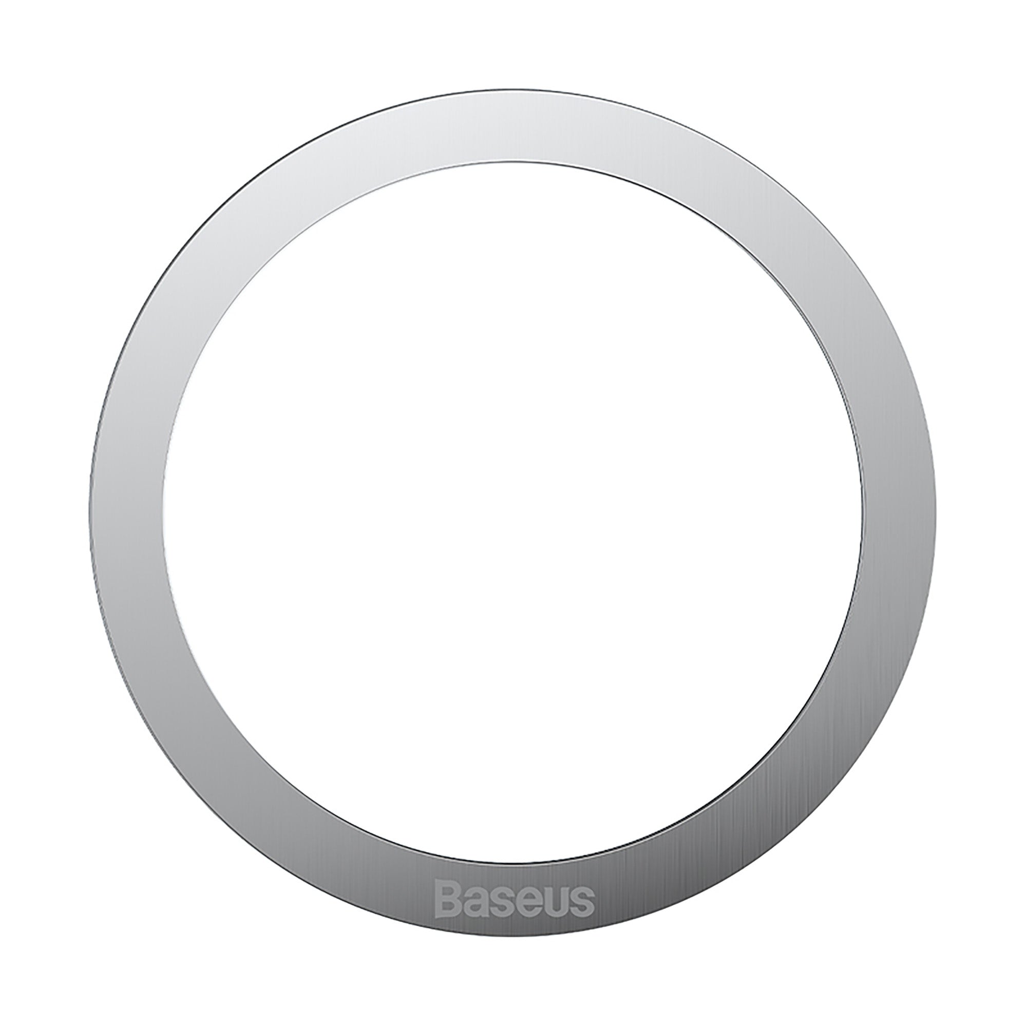 Round metallic ring with 'baseus' branding on a white background