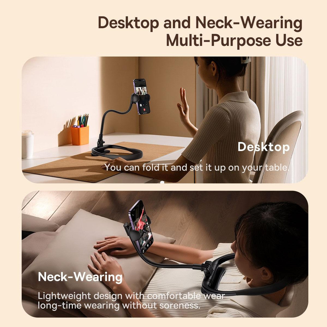 Baseus ComfortJoy Series Adjustable Neck Phone Holder