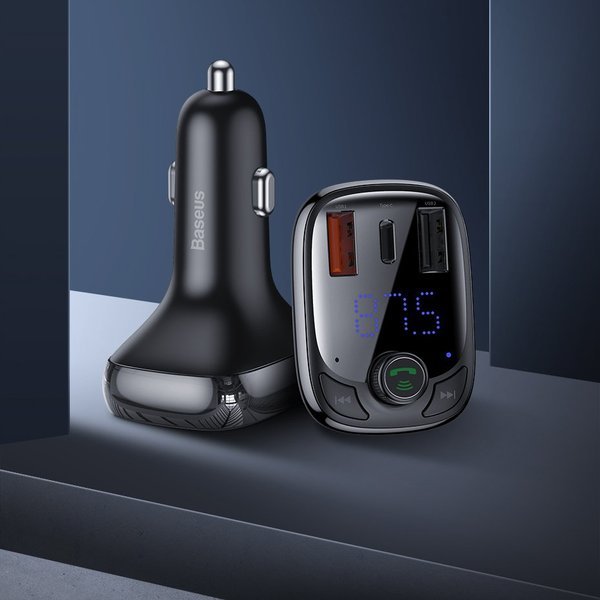 Baseus T Typed S-13 PPS MP3 Car Charger FM Transmitter